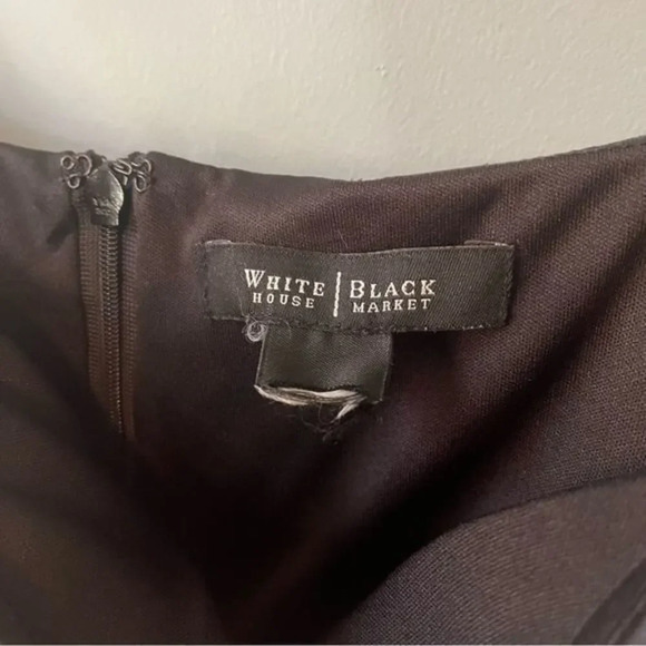 🔹5/$25🔹 White House‎ Black Market Spaghetti Strap Shutter Pleat Dress. Size 8? - Picture 2 of 10